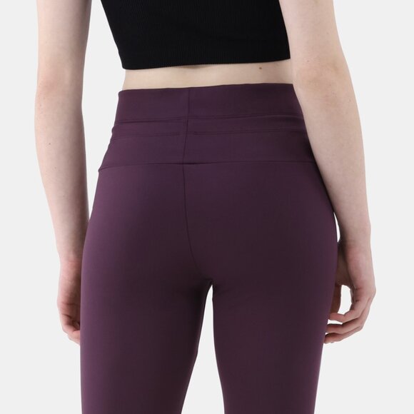 NO BOUNDARIES Tie-Waist Cuffed Leggings - Plum/Purple, Size S, NWT! - Picture 9 of 16